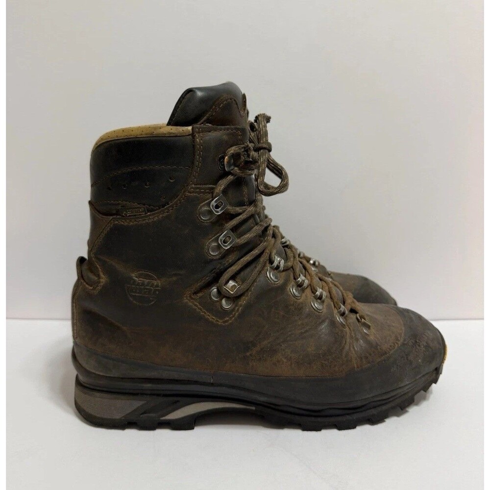 Hanwag Alaska GTX Leather Hiking Backpacking Boots Men's Size 9.5 US Vibram